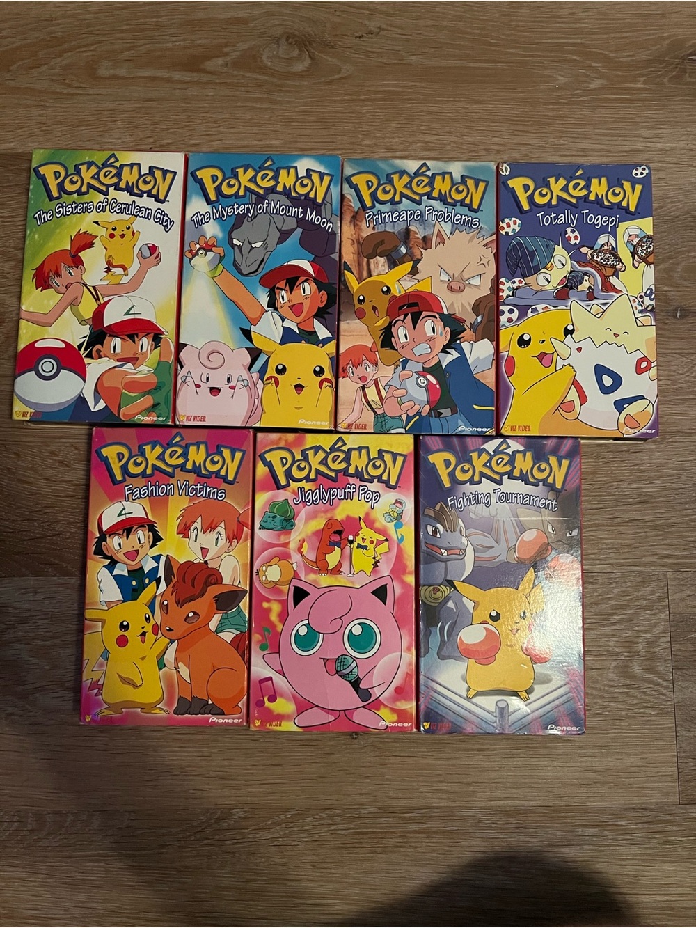 Pokemon VHS tapes